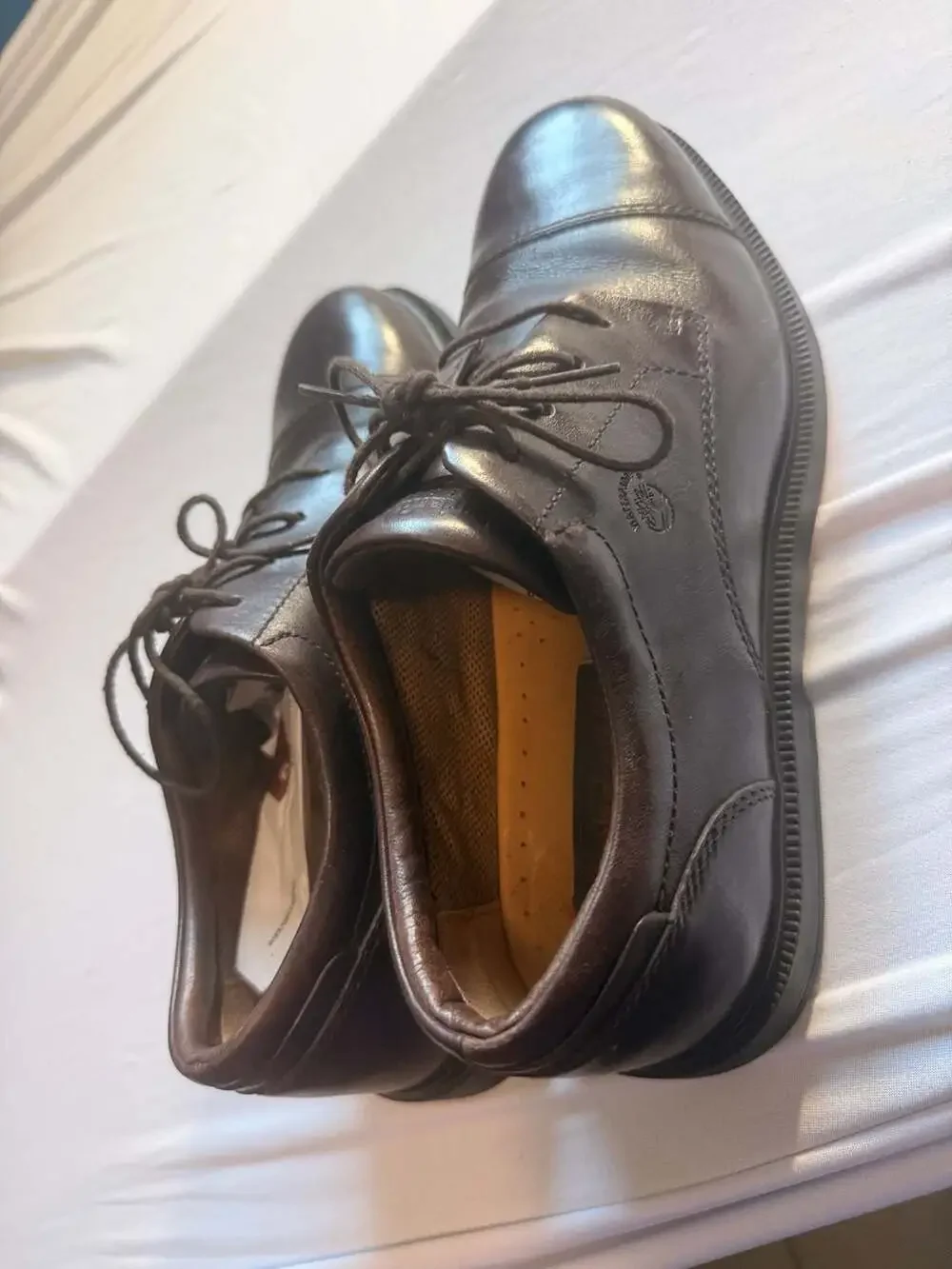 Timberland Waterproof Leather Cap Toe Oxfords Brown